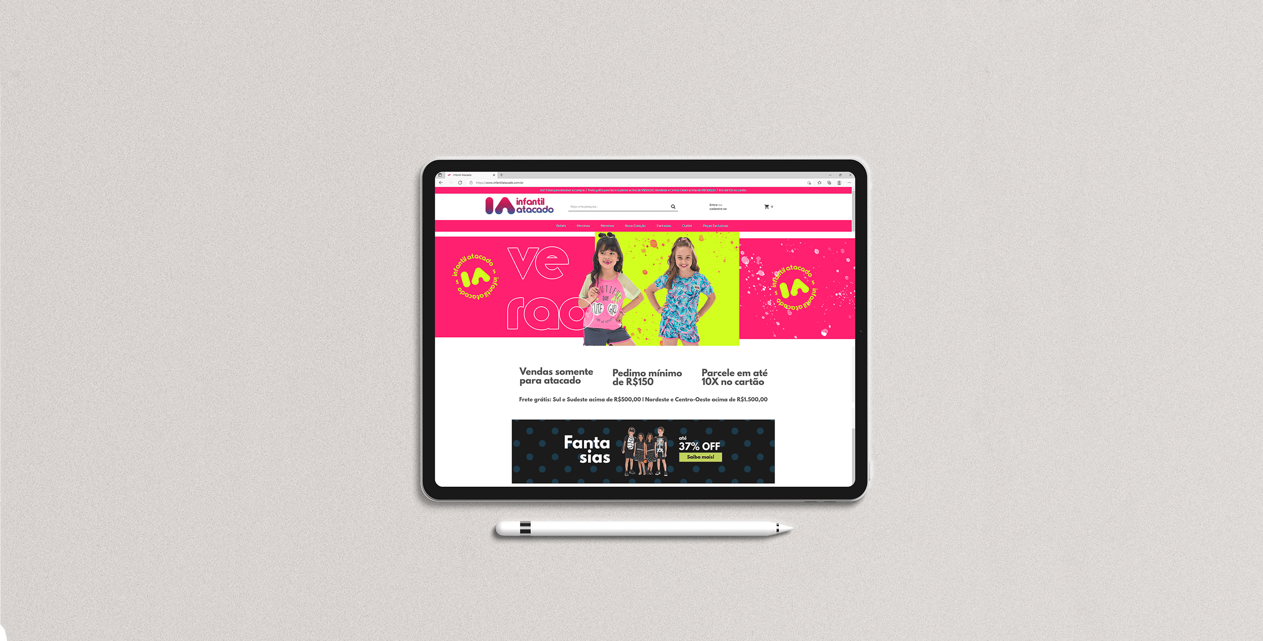 infantil atacado desenvolvimento de marca