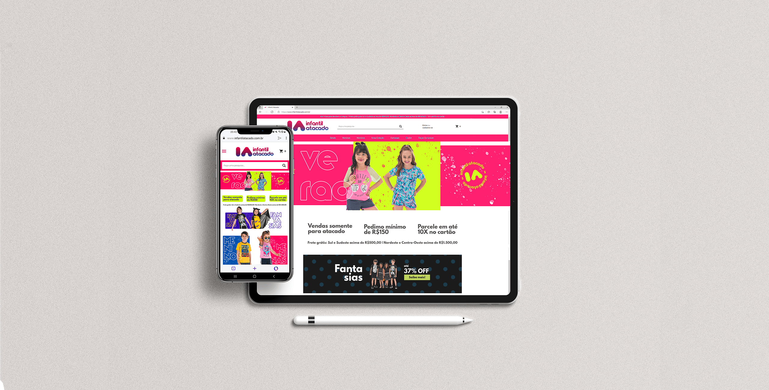 infantil atacado desenvolvimento de marca