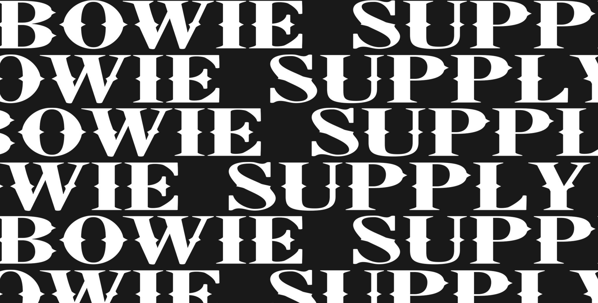 Bowie Supply - design de marca