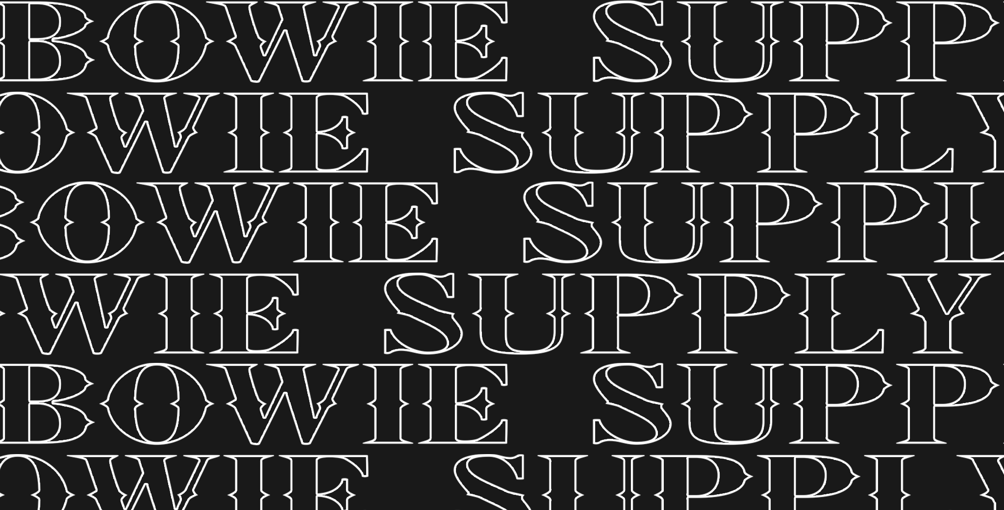 Bowie Supply - design de marca