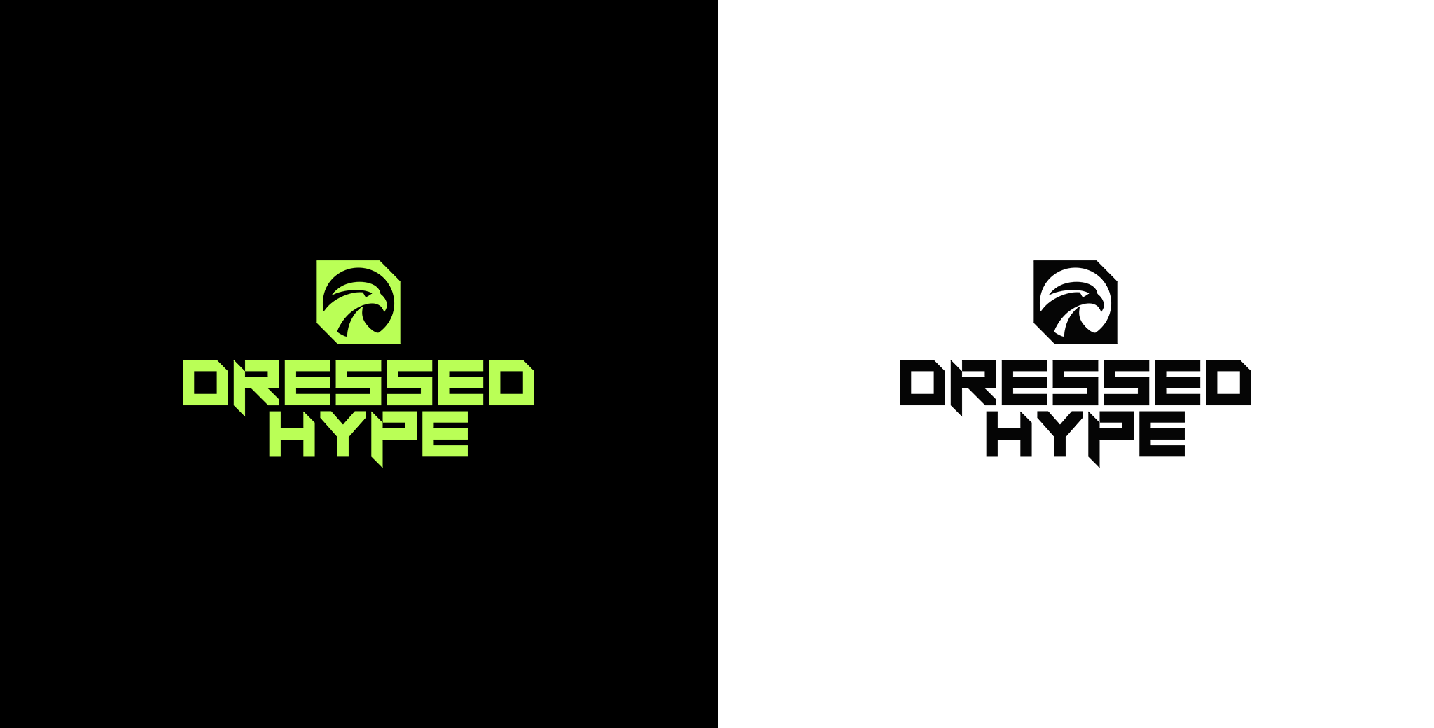 dressed hype - design de marca, design de identidade visual