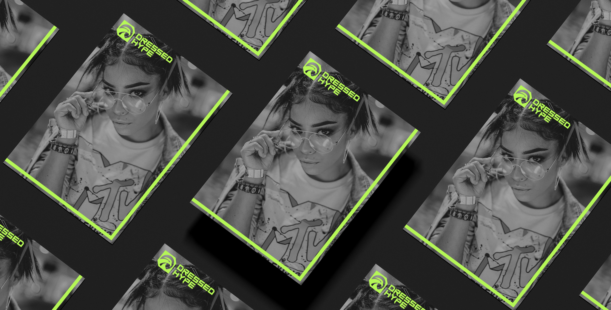 dressed hype - design de marca, design de identidade visual