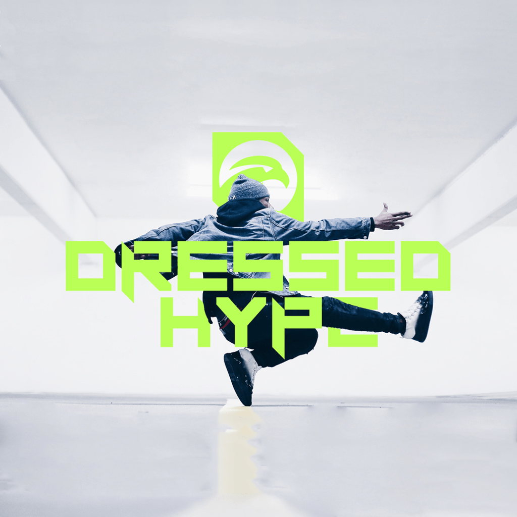 dressed hype - design de marca, design de identidade visual